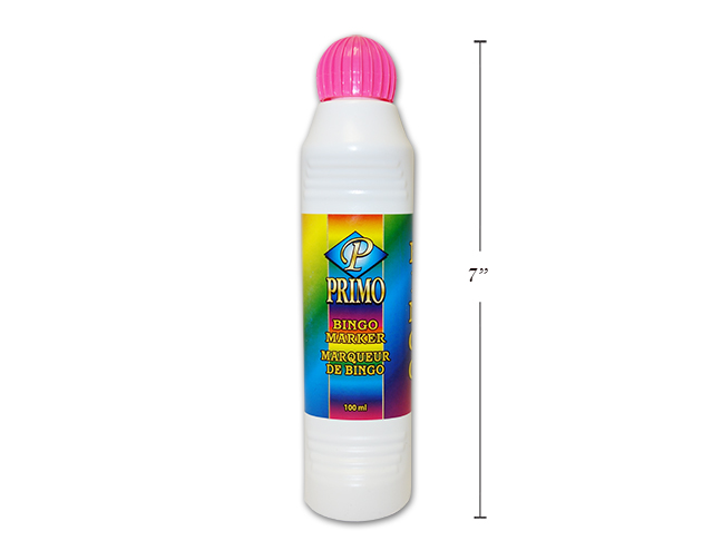 Primo Bingo Daubers 100ml ~ Pink Ink-0