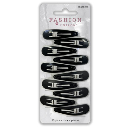 Le Salon Black Hair Clips ~ 10 per pack-0