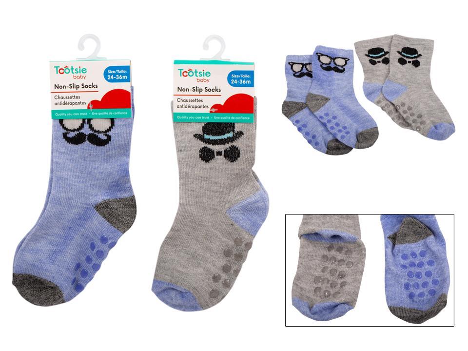 Tootsie Baby Non-Slip Socks - Boys ~ 24-36 months-0
