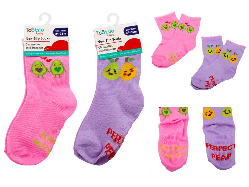 Tootsie Baby Non-Slip Socks - Girls ~ 24-36 months-0