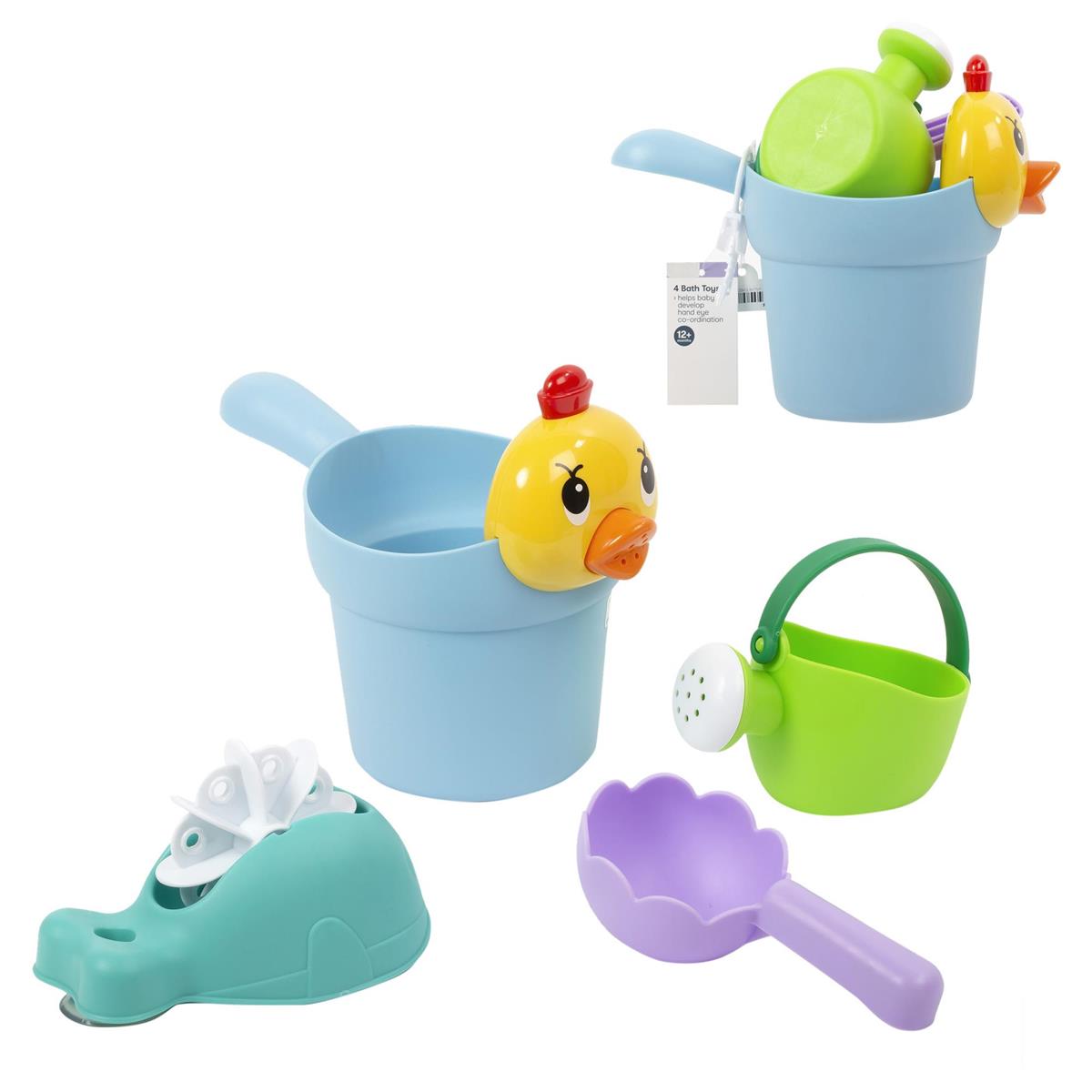 Tootsie Baby Bath Set ~ 4 pieces-0