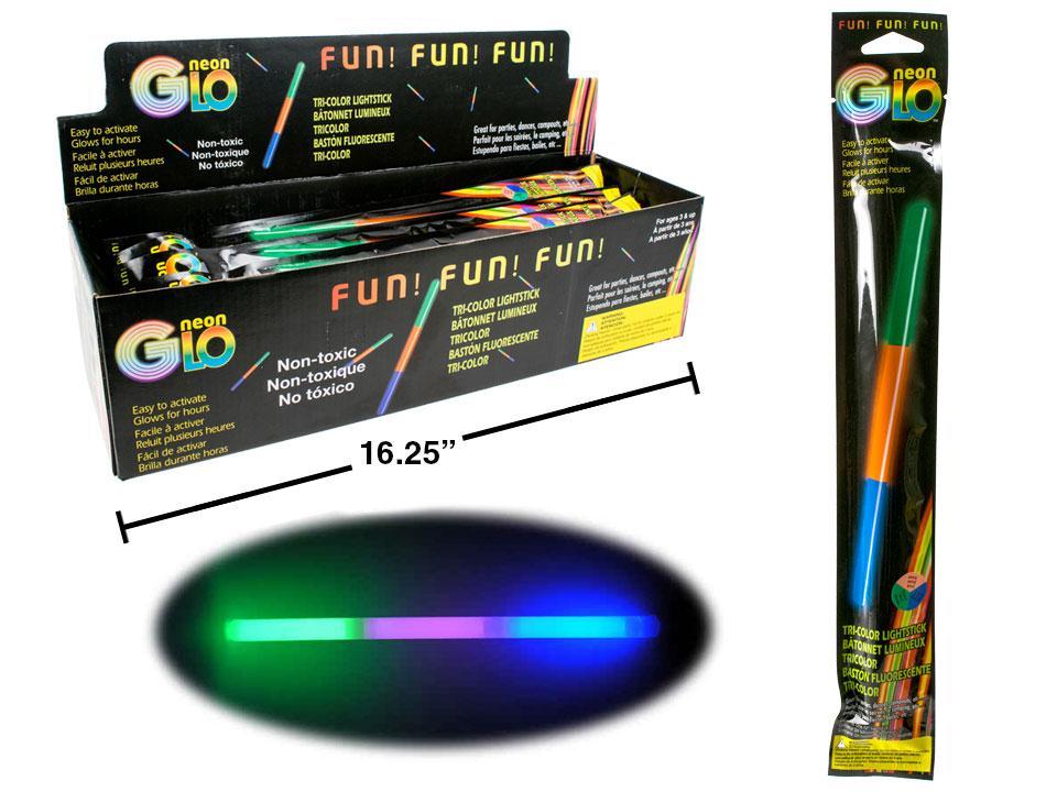 Neon Glo 12" Tri-Color Glow Stick-0