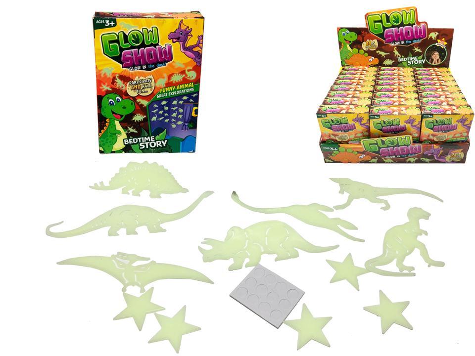 Glow-in-the-Dark Dinosaurs ~ 24 pieces per pack-0