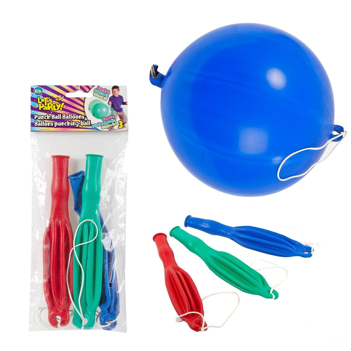 Let's Party Punch Balloons ~ 3 per pack-0