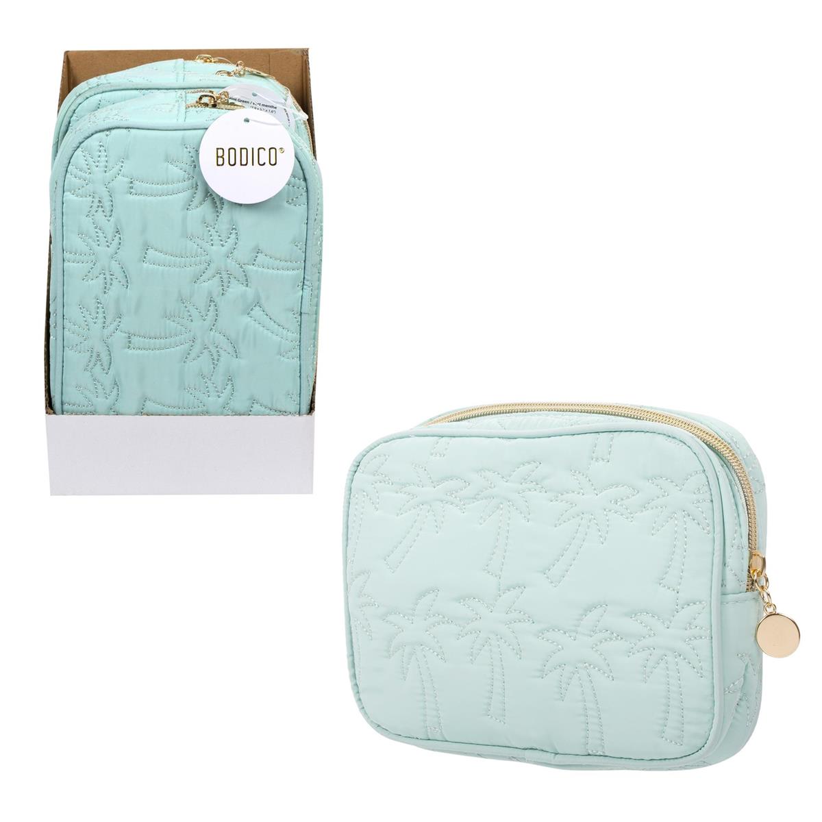 Bodico Blue Cosmetic Bag ~ 9" x 5" x 1.5"-0