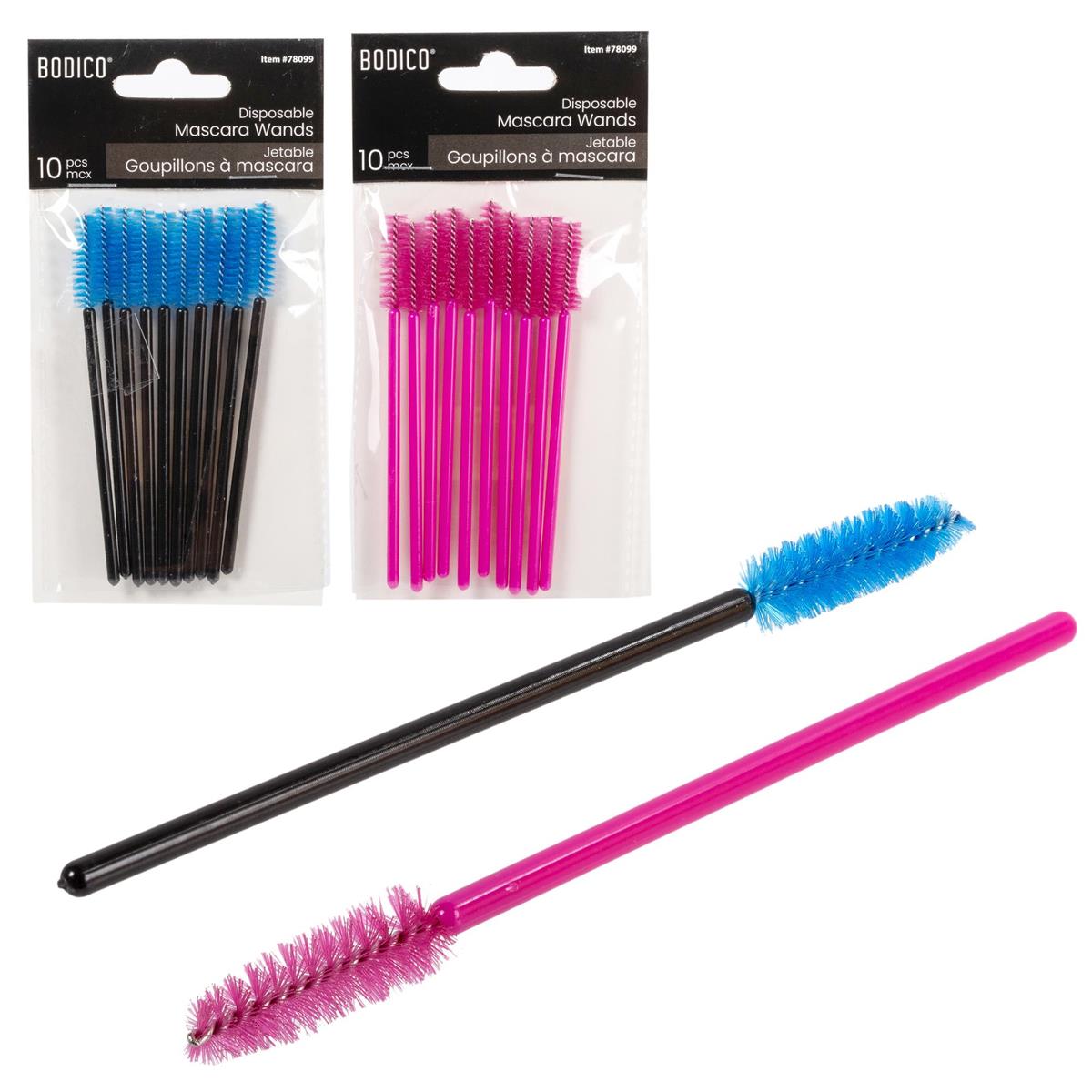 Bodico Eyelash Spooly Brushes ~ 10 per pack-0