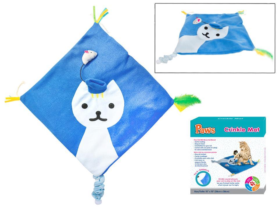 PAWS Cat Crinkle Mat Toy-0