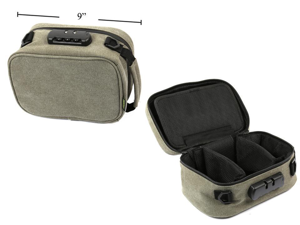 Mojimellow Smell Resistant Storage Bag with Dividers and Lock-0