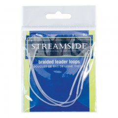 Streamside Braided Leader Loops for Salmon - 50lb ~ 3 per pack-0