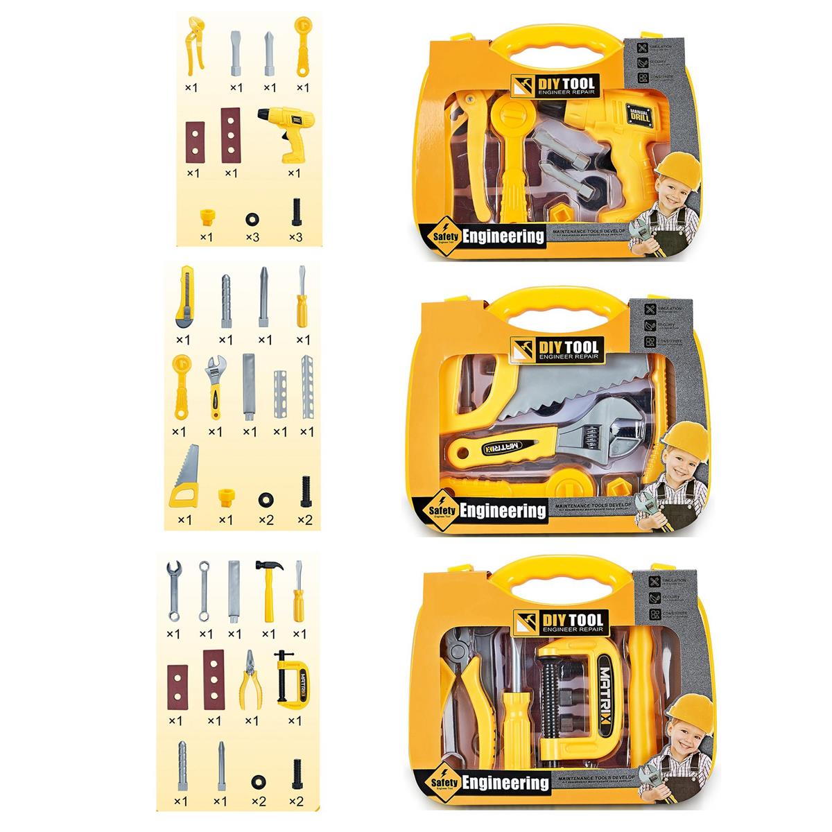 Play Tool Set in Carrying Case-0