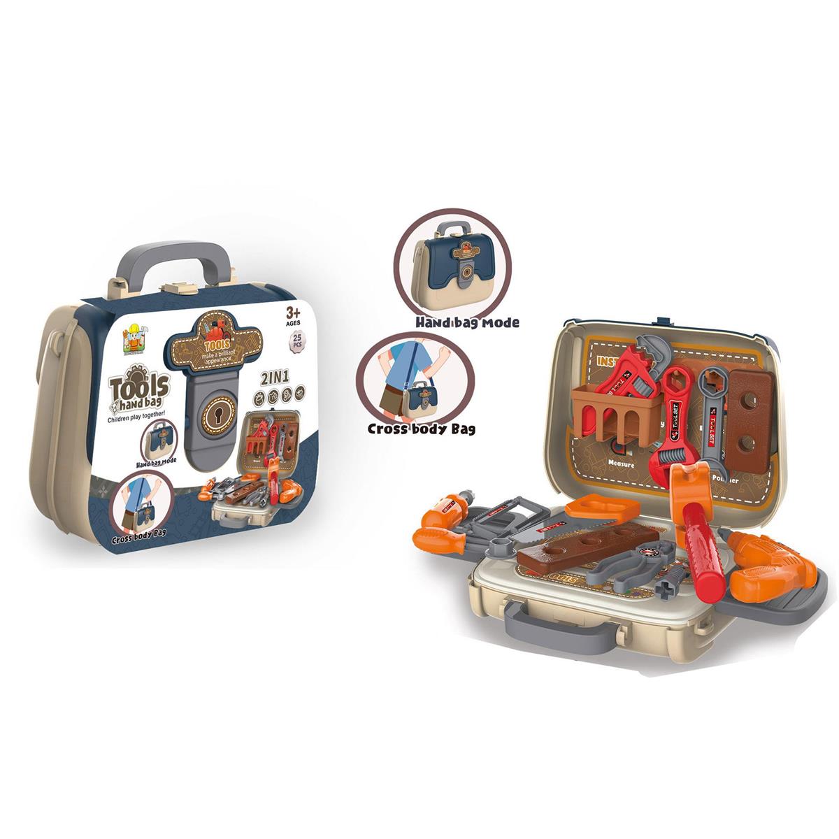 Play Tool Set in Carrying Case-0