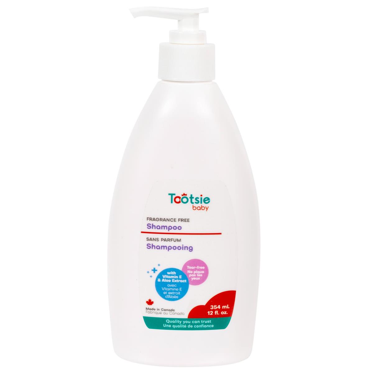 Tootsie Baby Unscented Shampoo - Tear Free ~ 354ml bottle with pump-0