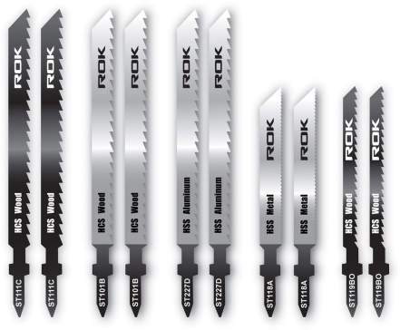 ROK T-Shank Jigsaw Blade Set ~ 10 per pack-0