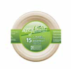 Table Accents Compostable Plates - Durable & Reliable - 7" ~ 15 per pack-0