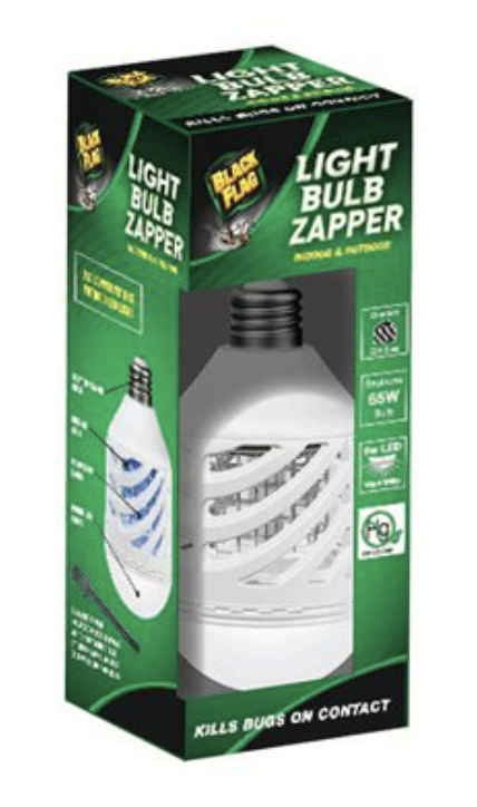 Black Flag Bulb Zapper with LED Light-0