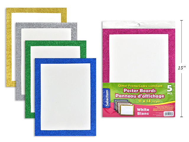 Selectum Glitter Frame Poster Board - 11" x 14" ~ 5 per pack-0