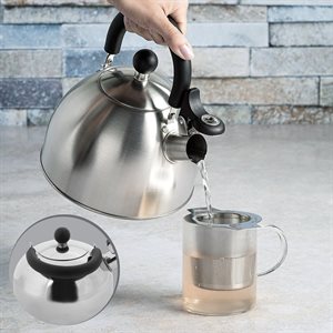 Whistling Stovetop Stainless Steel Kettle ~ 2L-0