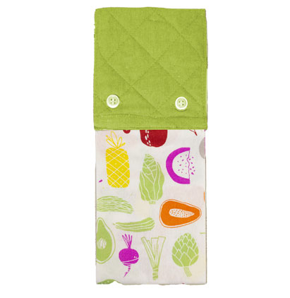 Button Top Tea Towels - Fruits ~ 16" x 11.5"-0