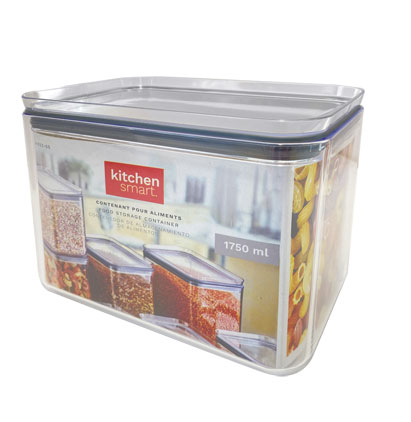 Air-Tight Acrylic Food Storage ~ Rectangular 1.75L / 1750ml-0
