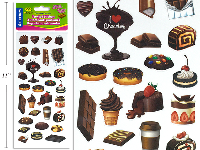 Selectum Scented Chocolate Stickers ~ 62 pieces-0