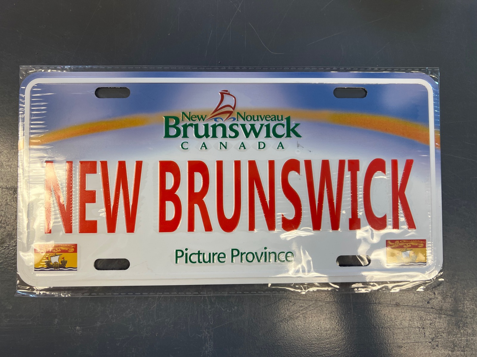 New Brunswick Metal Licence Plate-0