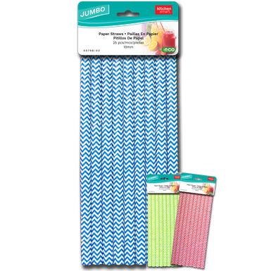 Kitchen Smart Jumbo Paper Straws - 10MM ~ 25 per pack-0