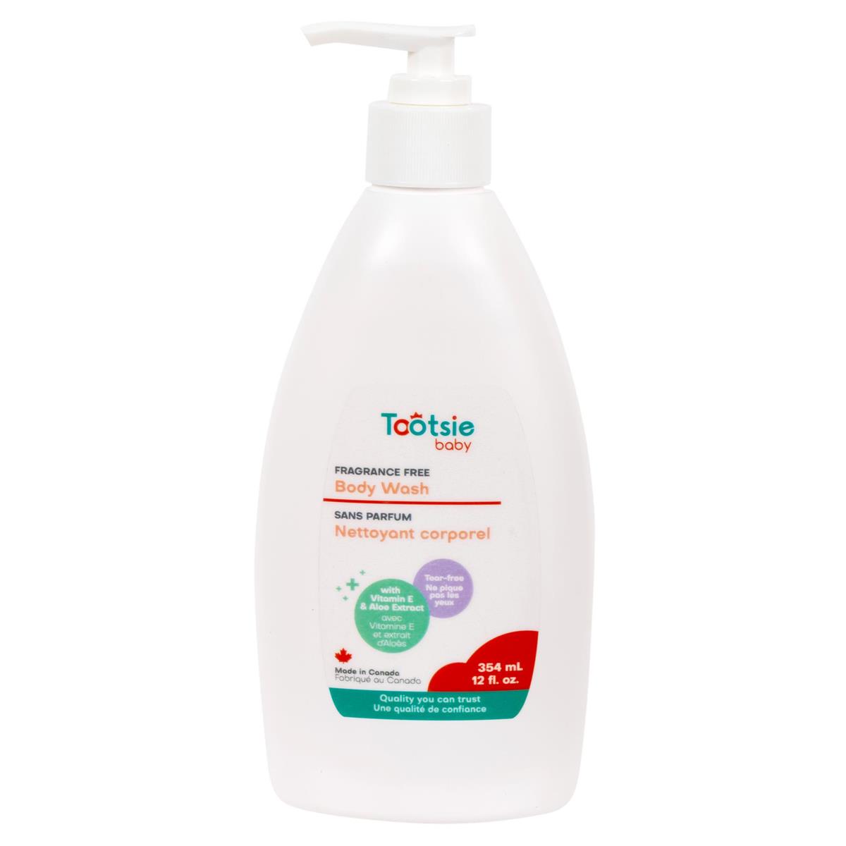 Tootsie Baby Unscented Body Wash ~ 354ml bottle with pump-0