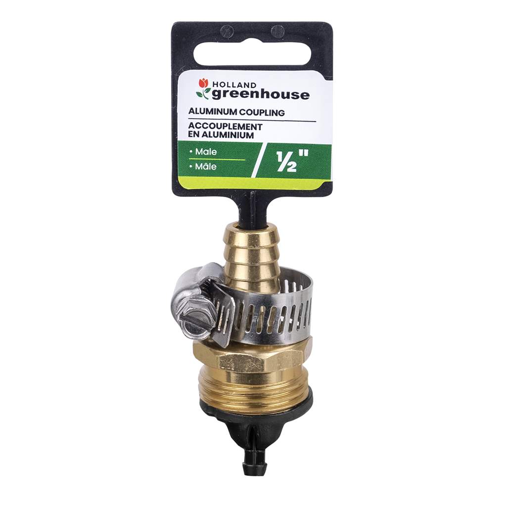 Aluminum Coupling 1/2" Male-0