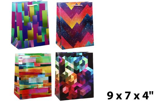 Medium Gift Bag ~ Bright Geometric-0