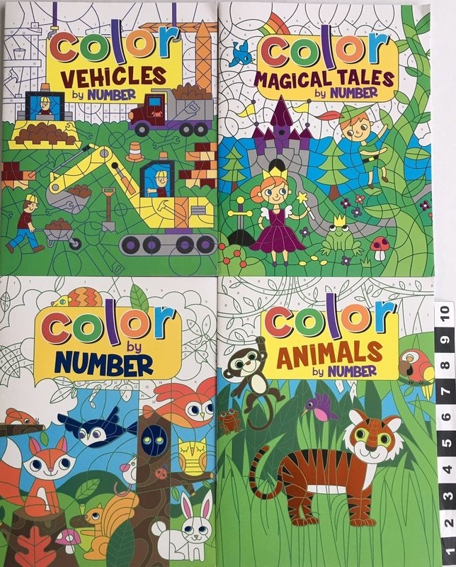 Color By Number Coloring Book-0