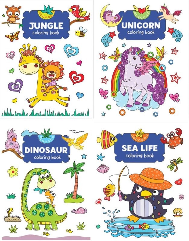 Kid's Foil Coloring Book-0