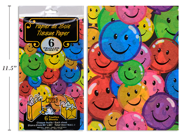 Tissue Paper - Smiles ~ 6 per pack-0