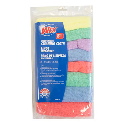 WIX Microfibre Cleaning Cloths ~ 8 per pack-0