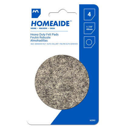 HomeAide Heavy Duty Felt Pads - 1-7/8" / 48mm ~ 4 per pack-0