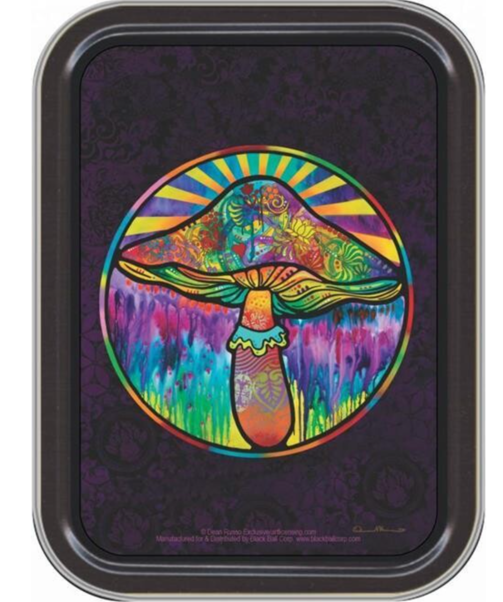 Metal Stash Tins - 4.5" x 3.5" ~ Psychadelic Mushroom-0