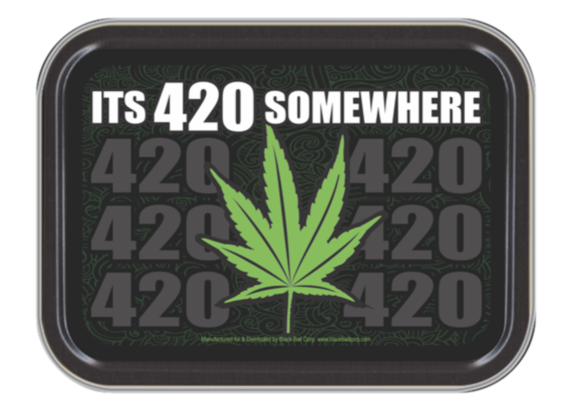 Metal Stash Tins - 4.5" x 3.5" ~ It's 420 Somewhere-0