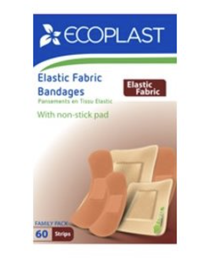 Ecoplast Elastic Fabric Strip Bandages ~ 60 per pack-0