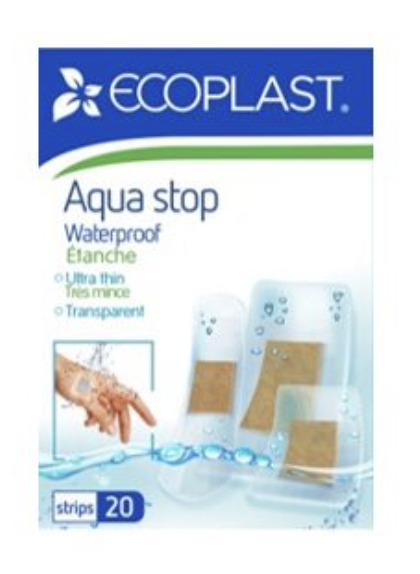 Ecoplast Aqua Stop Waterproof Strip Bandages ~ 20 per pack-0
