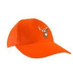 Black Cap w/Camo Peak & Moose Embroidery