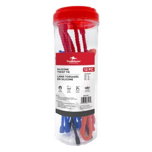 Trailblazer Silicone Twist Ties – 12 pieces