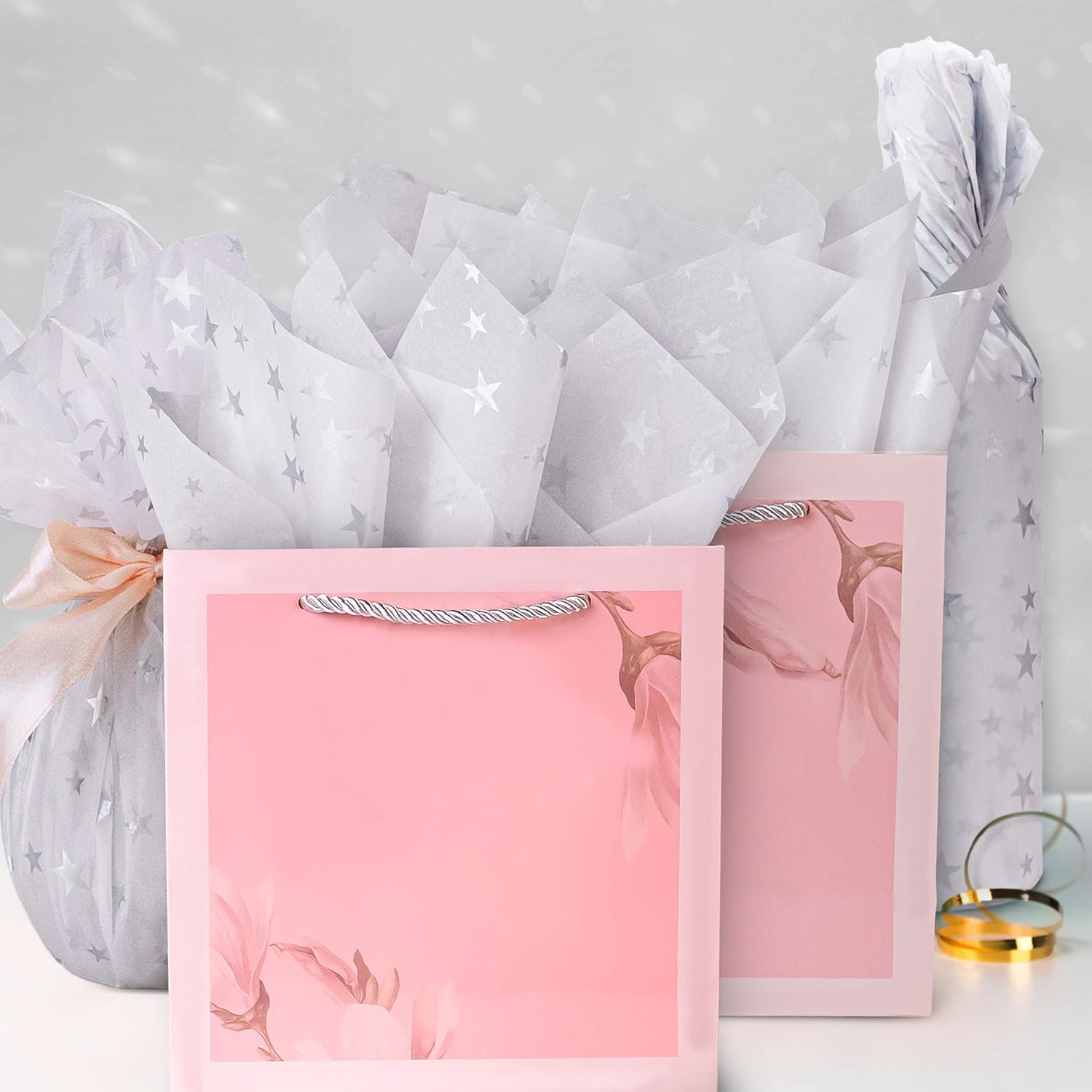 Tissue Paper – Metallic Stars