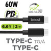 Boost Heavy-Duty Fast Charging Type-C to Type-C Cable – 6.6ft